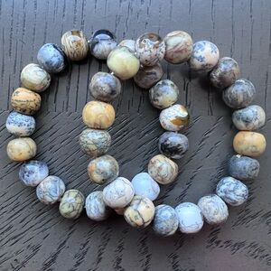 Dendritic opal bracelet (one)